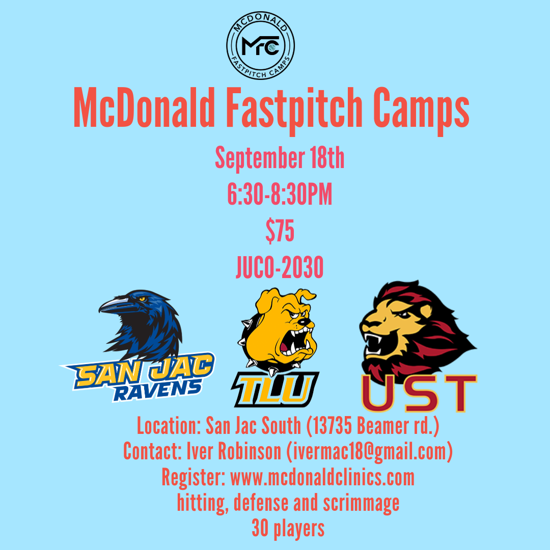 Robinson Fastpitch Camp's Flyer