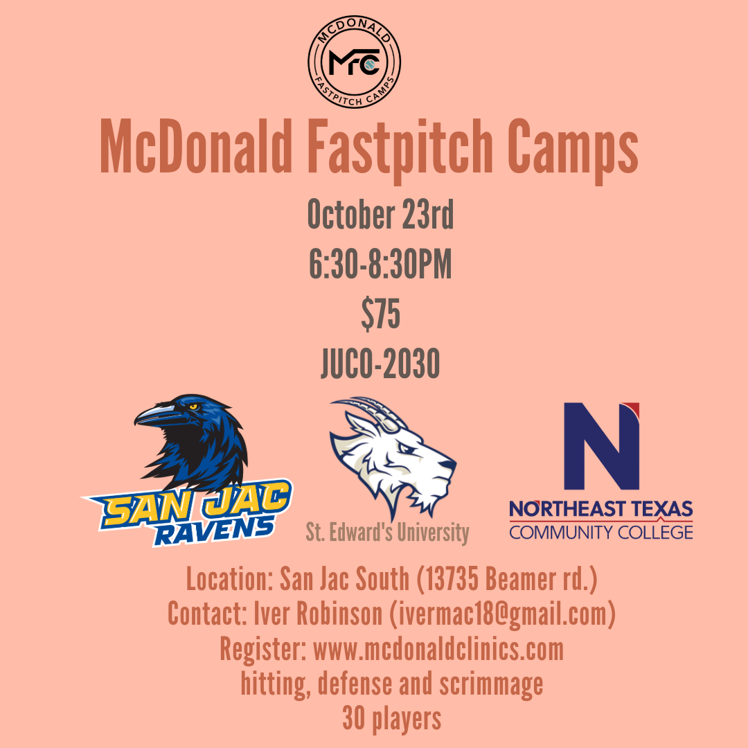 Robinson Fastpitch Camp's Flyer