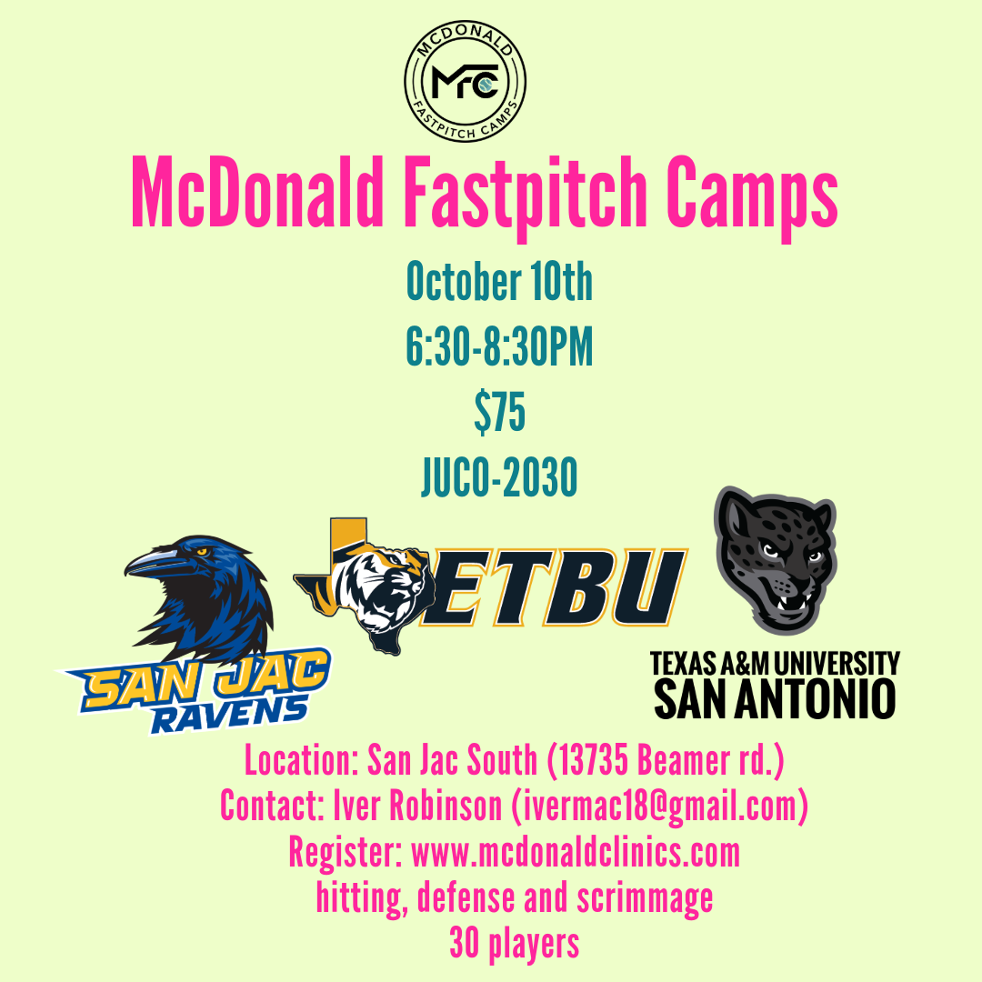 Robinson Fastpitch Camp's Flyer
