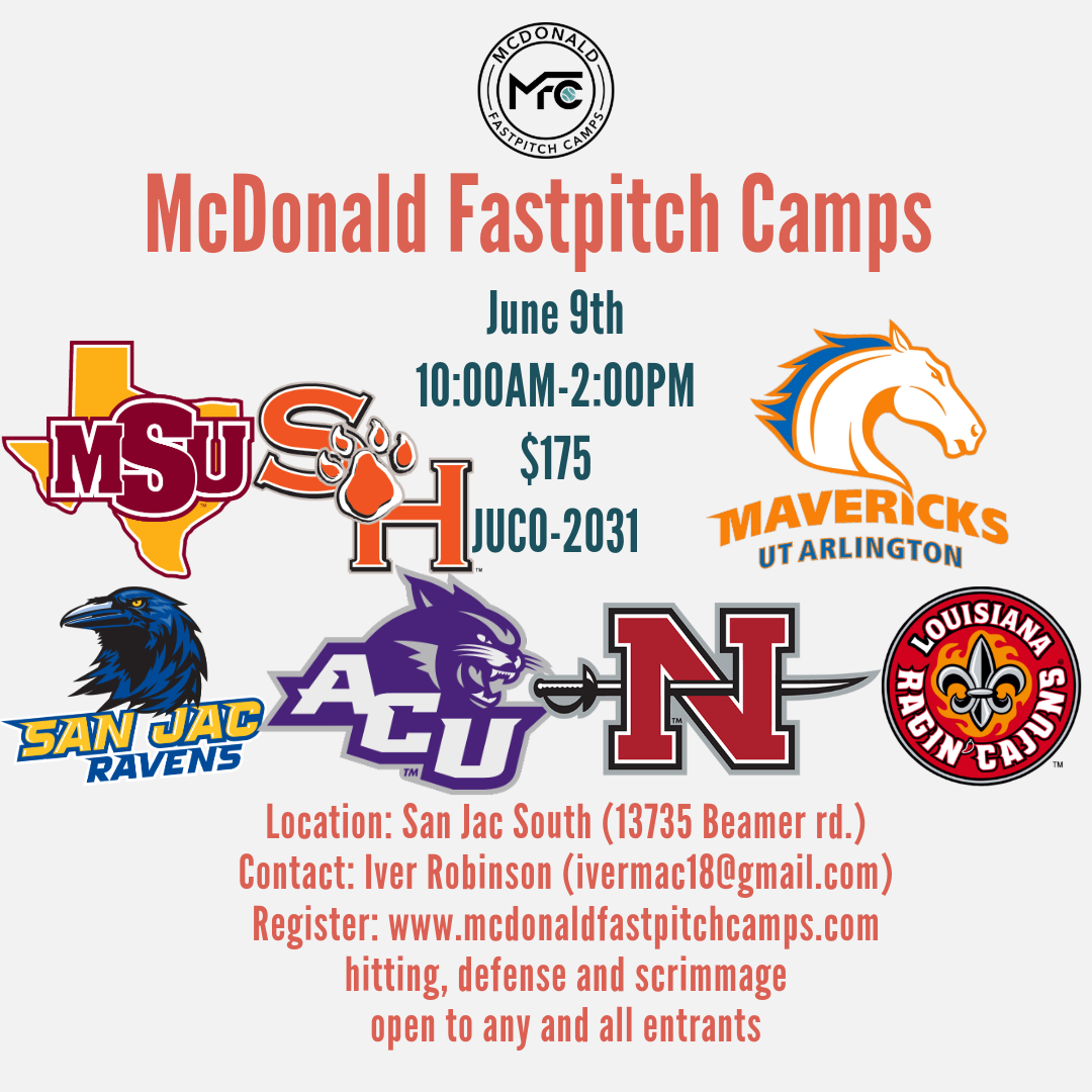 Robinson Fastpitch Camp Flyer