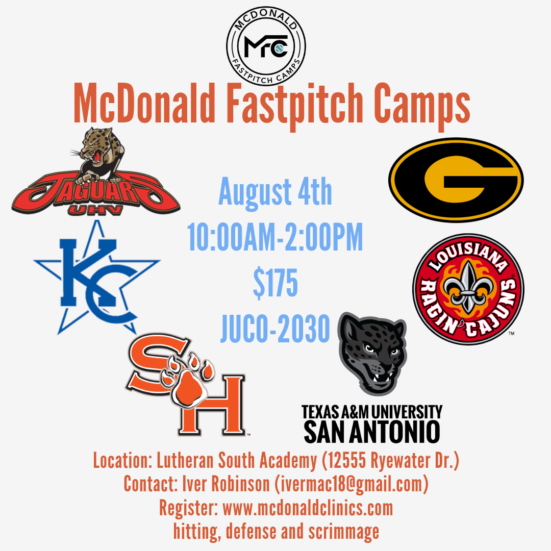 Robinson Fastpitch Camp's Flyer