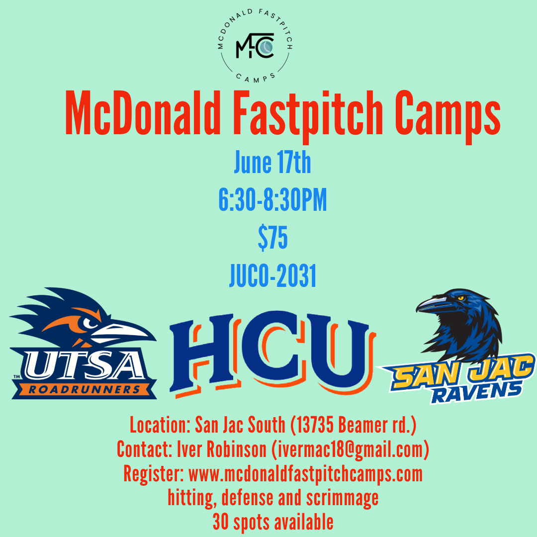 Robinson Fastpitch Camp Flyer